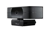 Trust Teza 4K-webcam 3840 x 2160 Pixel Standvoet, Klemhouder - thumbnail