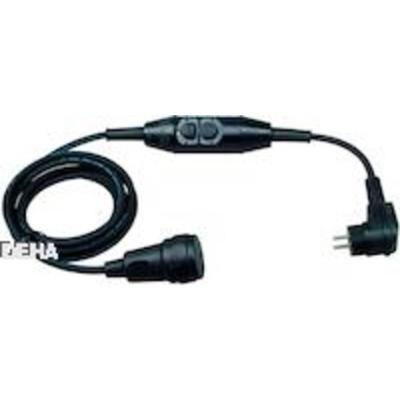 Bachmann 919.014 PRCD-verlengkabel PRCD-S 250 V Zwart IP20