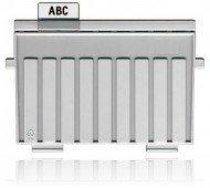 Scheidingsplaat kaartenbak han a5 dwars lichtgrijs | 5 stuks