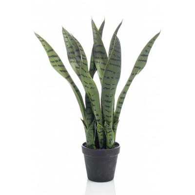 Emerald kunstplant sansevieria in pot 55 cm