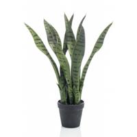 Emerald kunstplant sansevieria in pot 55 cm - thumbnail