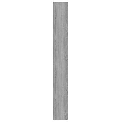 Wasmachinekast 64x24x190 cm grijs sonoma eikenkleurig