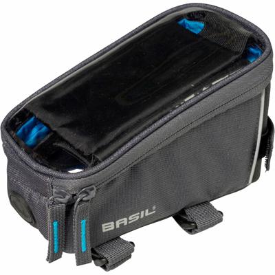 Basil sport design frame bag - grijze smartphone frametas