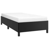 Bedframe kunstleer zwart 90x200 cm - thumbnail