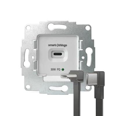 Smart Things AC/DC-inbouwnetvoeding 30 W 3 A USB Power Delivery (USB-PD) Smart Things AC/DC-inbouwnetvoeding 30 W 3 A USB Power Delivery (USB-PD)