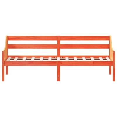 Slaapbank 80x200 cm massief grenenhout wasbruin