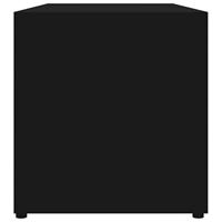 Tv-meubel 80x34x36 cm spaanplaat zwart - thumbnail