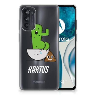 Motorola Moto G52/G82 Telefoonhoesje met Naam Cactus Poo Motorola Moto G52/G82 Telefoonhoesje met Naam Cactus Poo