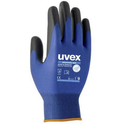 Uvex 6006007 beschermende handschoen Blauw, Grijs Elastaan, Polyamide 1 stuk(s)