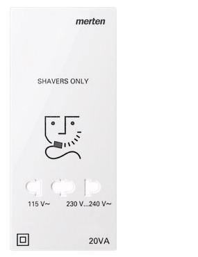 Merten 213625 Afdekking System M Wit 1 stuk(s)