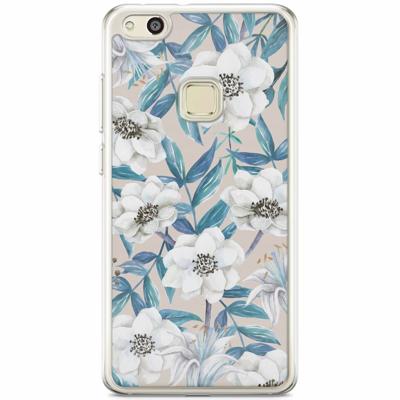 Huawei P10 Lite siliconen hoesje - Touch of flowers