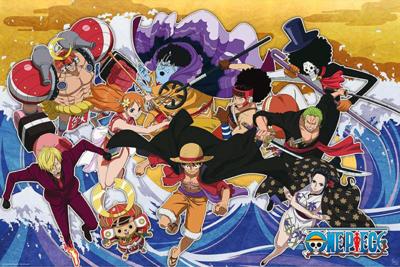 Poster One Piece - the Crew in Wano Country 91,5x61cm Poster One Piece - the Crew in Wano Country 91,5x61cm