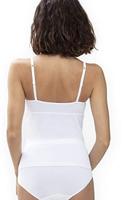 BH hemdje - Bra Top zonder Beugel - Viscose bh en hemd in een zonder vulling - Wit - Zwart - 38 - Top - Singlet - thumbnail