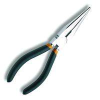 Beta Telefoontang, lange halfronde bekken, verchroomd, dubbele PVC handgreep 1166 160 - 011660006 - thumbnail