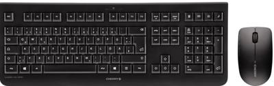 CHERRY DW 3000 toetsenbord Inclusief muis Universeel RF Draadloos AZERTY Frans Zwart