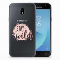 Samsung Galaxy J3 2017 Telefoonhoesje met Naam Boho Stay Wild - thumbnail