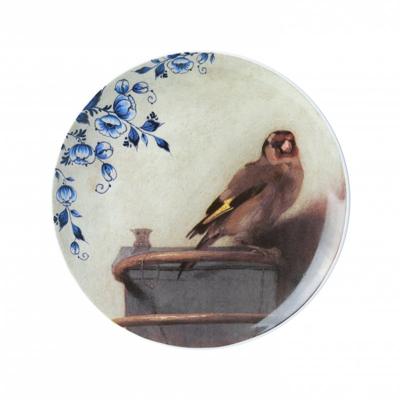 Heinen Delfts Blauw - Wandbord het puttertje d20.5cm