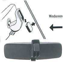 Van Wezel Interior mirror tarpaulin,without adhesiv