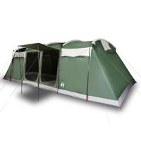 VidaXL Tunneltent 10-persoons waterdicht groen - thumbnail
