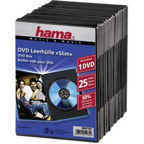 Hama dvd slim box zwart 25pak