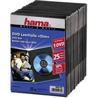 Hama dvd slim box zwart 25pak - thumbnail