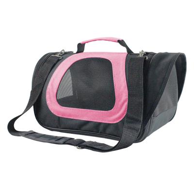 Nobleza Draagtas voor hond en kat tot 5 kg - 40x23x24 cm - Roze Nobleza Draagtas voor hond en kat tot 5 kg - 40x23x24 cm - Roze