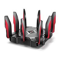 TP-Link AC5400 MU-MIMO Tri-Band Gaming Router, 8 × Gigabit LAN-poorten, 1,8 GHz 64 Bit Quad-Core CPU, 2 × USB 3.0-poorten, ideaal voor gaming Xbox/PS4/Steam en 4K, compatibel met Alexa (Archer C5400X) - thumbnail