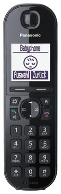 Panasonic KX-TGQ200GB DECT IP-telefoon (draadloos, CAT-iq 2.0 compatibel, handsfree-modus, oproepervergrendeling, Eco-Plus, digitale telefoon) zwart