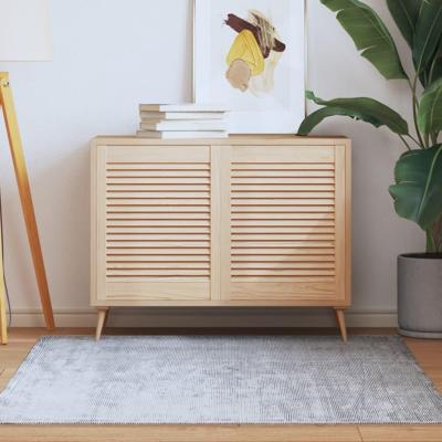 Louvredeuren 2 st 61,5x49,4 cm massief grenenhout