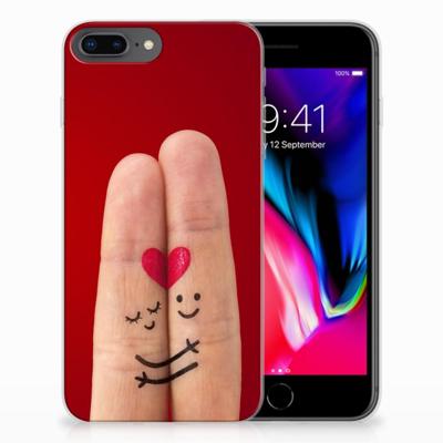 Apple iPhone 7 Plus | 8 Plus | Sillicone Back Cover | Liefde - Origineel Romantisch Cadeau