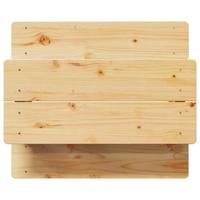 Kindertafel met banken 90x79,5x50 cm massief hout - thumbnail