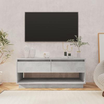 Tv-meubel 102x41x44 cm spaanplaat betongrijs