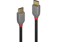 LINDY 36872 2 m USB 2.0 type C kabel 3A, antraciet - thumbnail