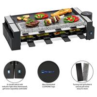 Clatronic RG 3678 4 persoon/personen 1200 W Zwart - thumbnail