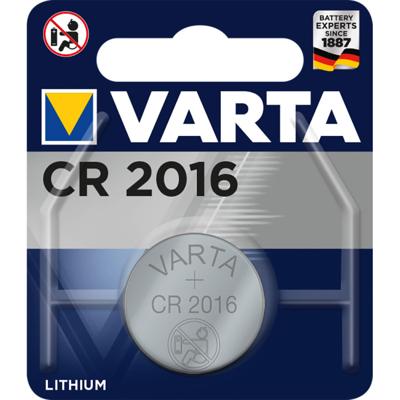 Varta LITHIUM Coin CR2016 Bli 1 Knoopcel CR2016 Lithium 90 mAh 3 V 1 stuk(s) Varta LITHIUM Coin CR2016 Bli 1 Knoopcel CR2016 Lithium 90 mAh 3 V 1 stuk(s)