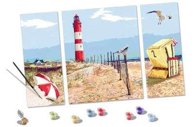 Ravensburger creart schilderen op nummer - beside the seaside