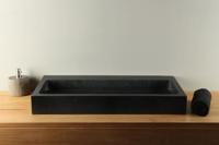 Waschtisch Basaltstein BE-007zk 80 cm - thumbnail