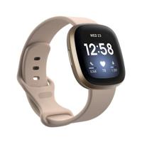 Fitbit Versa 3 & 4 / Sense 1 & 2 Sportbandje - Zandroze - Maat: M/L - thumbnail