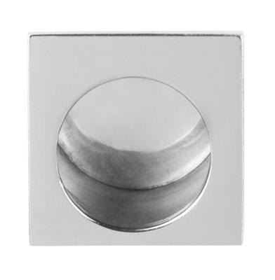 Formani Square LSQ27 fingertip kopse kant deur - gepolijst RVS