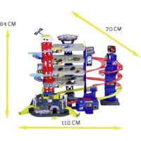 Majorette Audi, Ford Super Chase Center+5 voertuigen Parkeergarage (model) - thumbnail