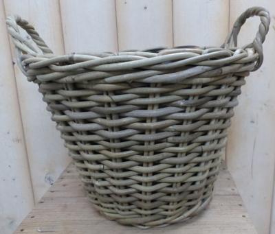 Mand met twee handvaten groot - Warentuin mix