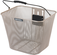 Fietsmand Basil Bilbao KF bevestiging 26 x 22 x 27 cm - nude metallic - thumbnail