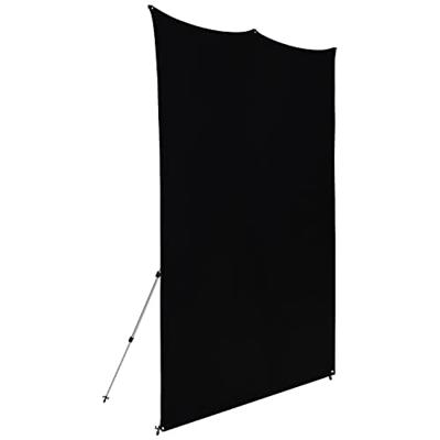 Westcott X-Drop Pro Kreukvrij achtergrond 2,4 x 2,4 m zwart