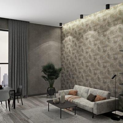 Noordwand behang vintage deluxe graphic circle look metallic groen