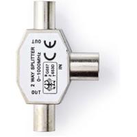 Nedis Satelliet- en Antenne-Adapter | 2x Coax Male | IEC Female | 1 stuks - CSGB40950ME CSGB40950ME - thumbnail