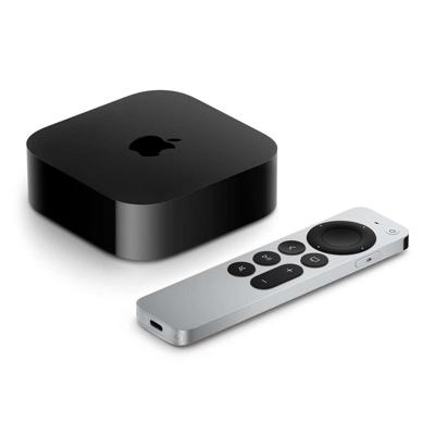 Apple TV 4K Zwart, Zilver 4K Ultra HD 128 GB Wifi Ethernet LAN - thumbnail