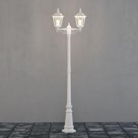 KonstSmide Klassieke staande lantaarnFirenze 2-lichts wit - 7234-250 - thumbnail