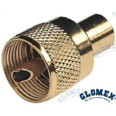 Accesorios GLORA132GOLD - CONECTOR PL259 MACHO GOLD PARA RG58