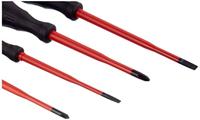 Intercable 1399001 Schroevendraaierset VDE 4-delig Kruiskop Phillips, Plat - thumbnail