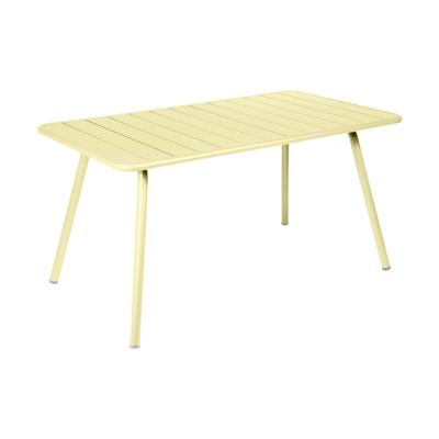 Fermob Luxembourg tuintafel 143x80 cm Frosted Lemon